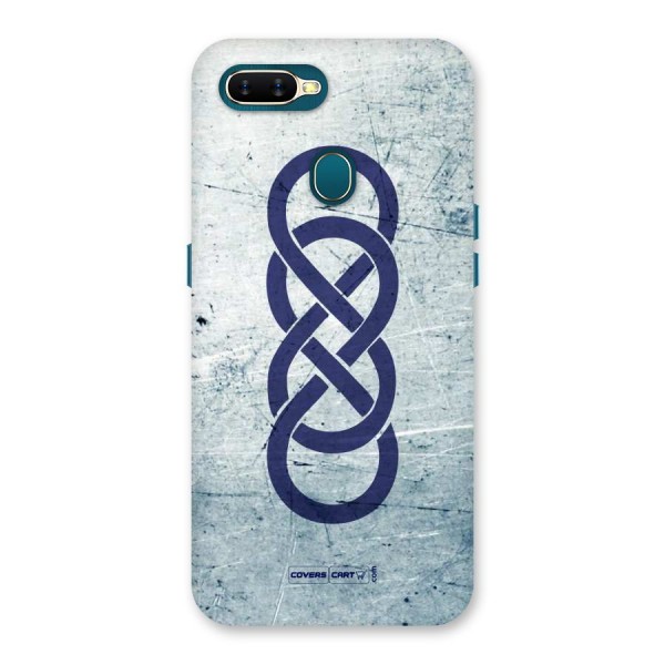 Double Infinity Rough Back Case for Oppo A11k