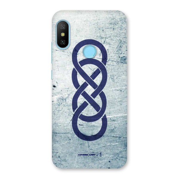 Double Infinity Rough Back Case for Redmi 6 Pro