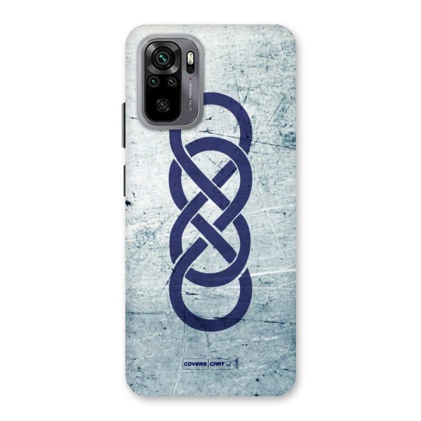 Double Infinity Rough Back Case for Redmi Note 10