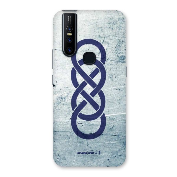 Double Infinity Rough Back Case for Vivo V15