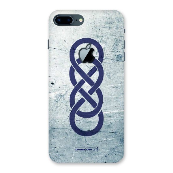 Double Infinity Rough Back Case for iPhone 7 Plus Apple Cut