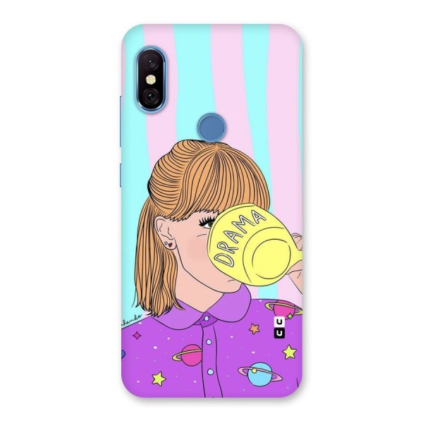 Drama Cup Back Case for Redmi Note 6 Pro