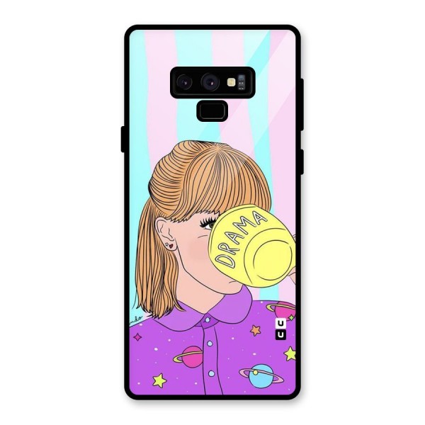 Drama Cup Glass Back Case for Galaxy Note 9