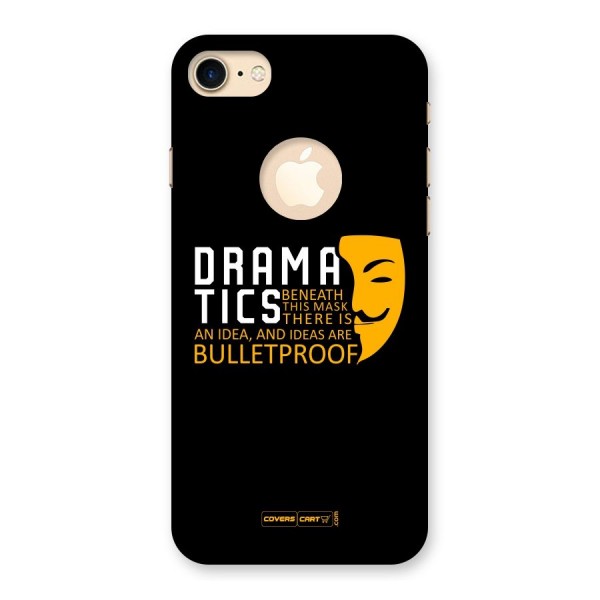 Dramatics Back Case for iPhone 8 Logo Cut