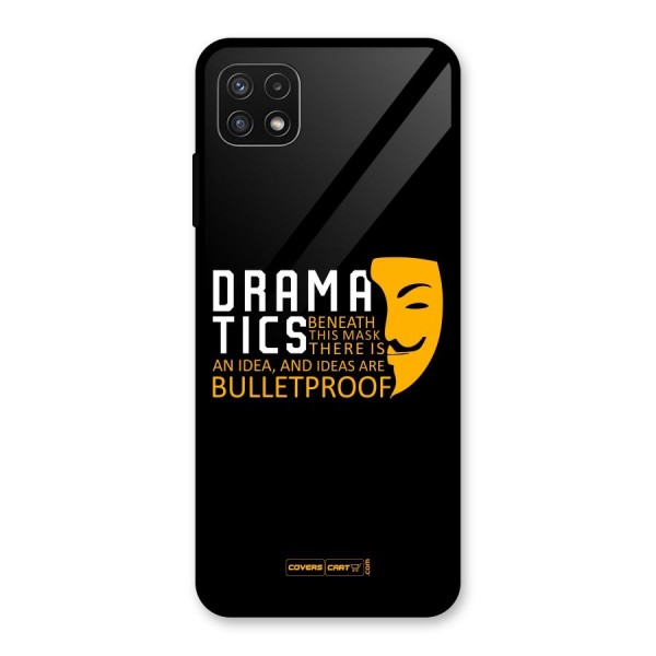 Dramatics Glass Back Case for Galaxy A22 5G