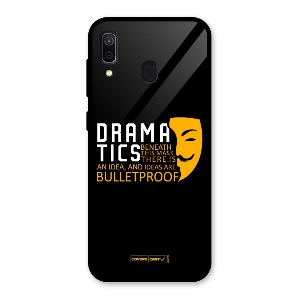 Dramatics Glass Back Case for Galaxy A30