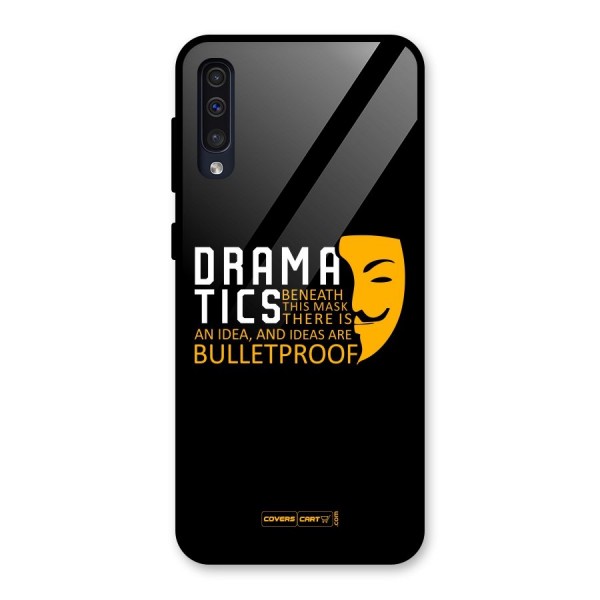 Dramatics Glass Back Case for Galaxy A30s