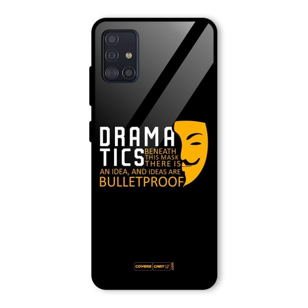 Dramatics Glass Back Case for Galaxy A51