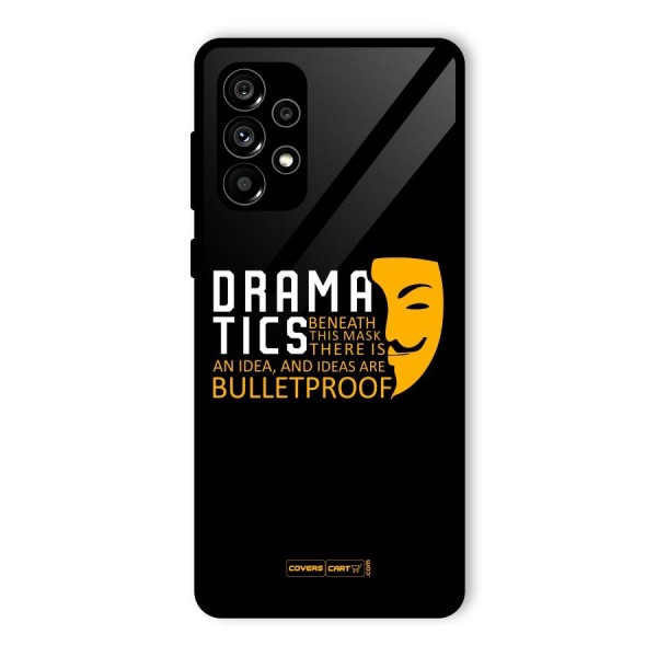 Dramatics Glass Back Case for Galaxy A73 5G