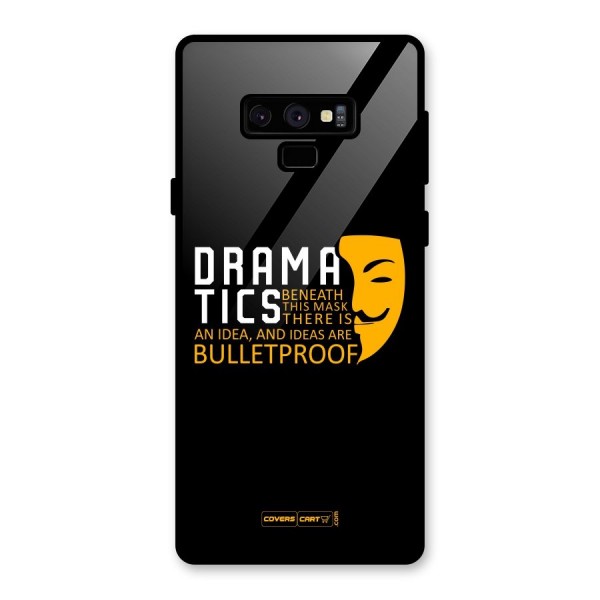 Dramatics Glass Back Case for Galaxy Note 9