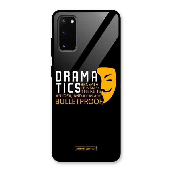 Dramatics Glass Back Case for Galaxy S20