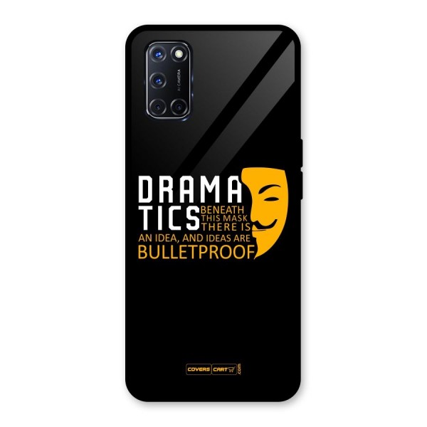 Dramatics Glass Back Case for Oppo A52