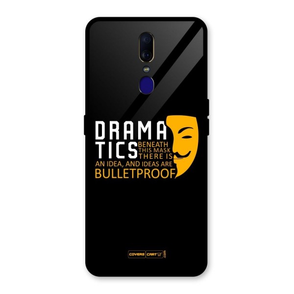 Dramatics Glass Back Case for Oppo F11