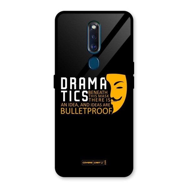 Dramatics Glass Back Case for Oppo F11 Pro