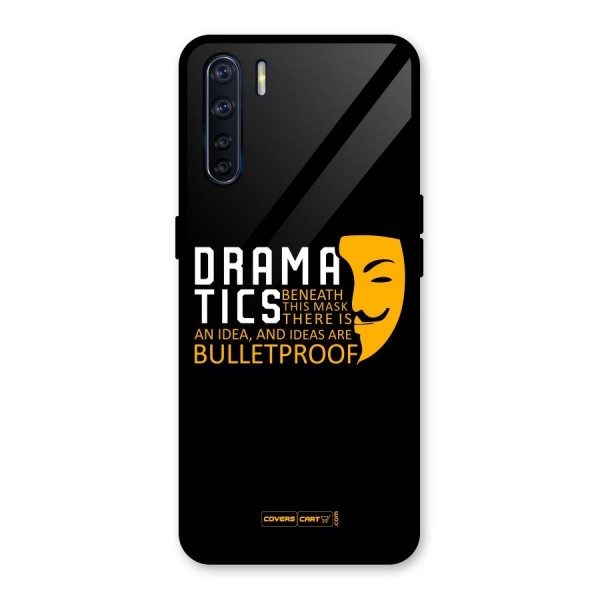 Dramatics Glass Back Case for Oppo F15