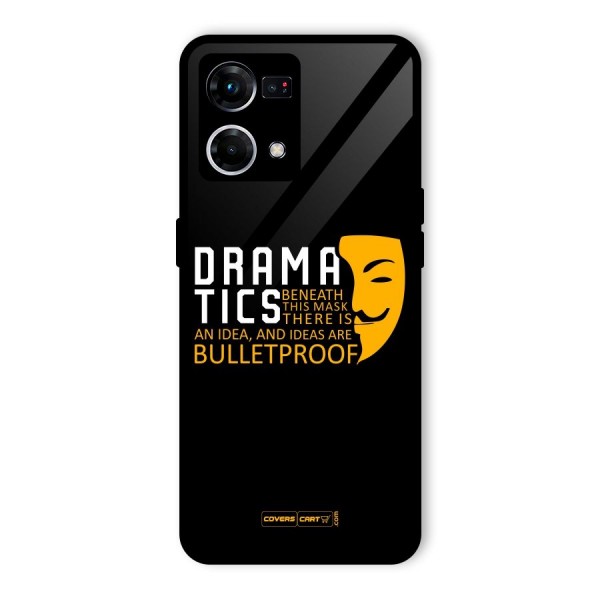 Dramatics Glass Back Case for Oppo F21 Pro 4G