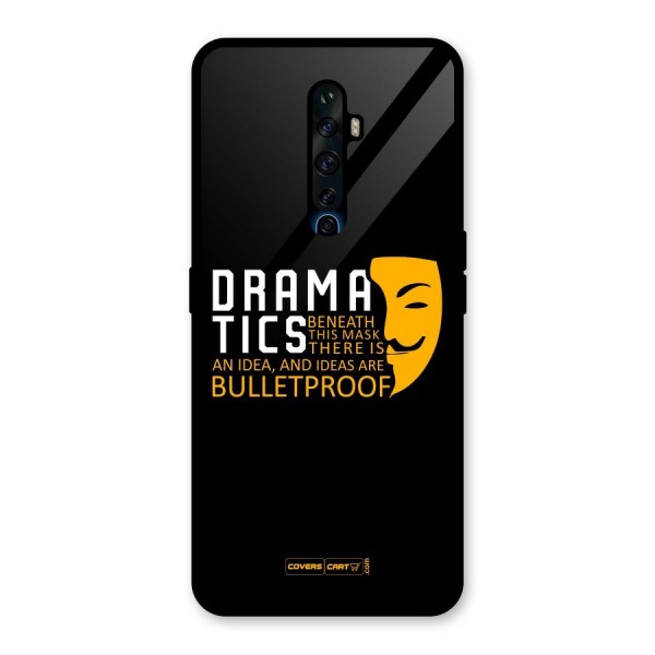 Dramatics Glass Back Case for Oppo Reno2 Z