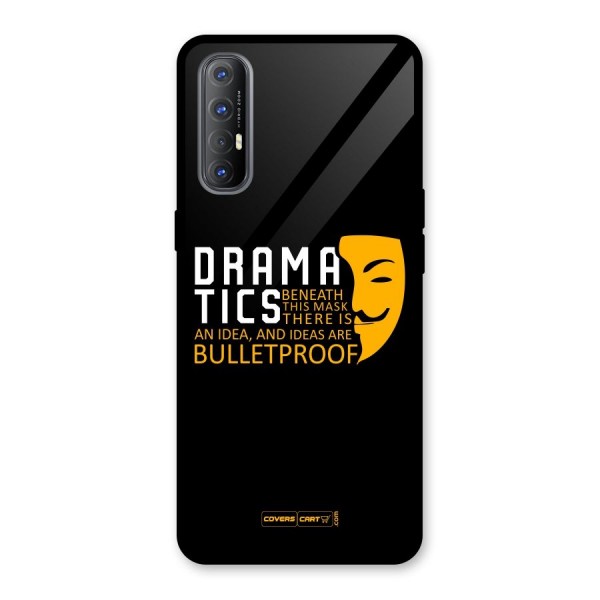 Dramatics Glass Back Case for Oppo Reno3 Pro