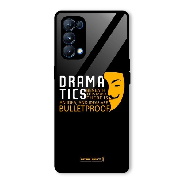 Dramatics Glass Back Case for Oppo Reno5 Pro 5G