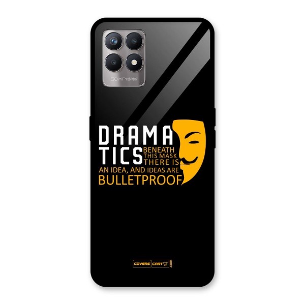 Dramatics Glass Back Case for Realme 8i