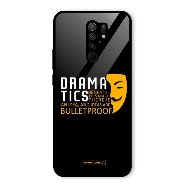 Dramatics Glass Back Case for Redmi 9 Prime