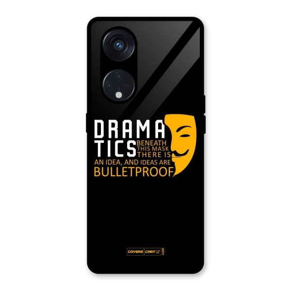 Dramatics Glass Back Case for Reno8 T 5G