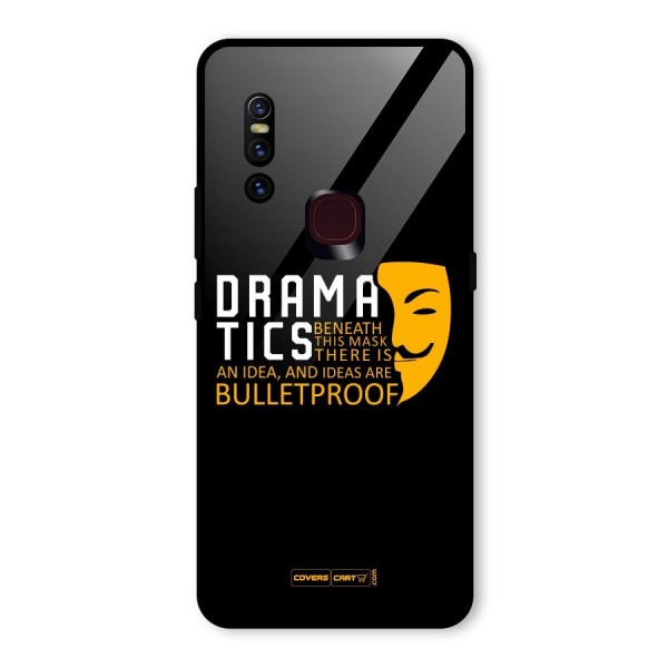 Dramatics Glass Back Case for Vivo V15