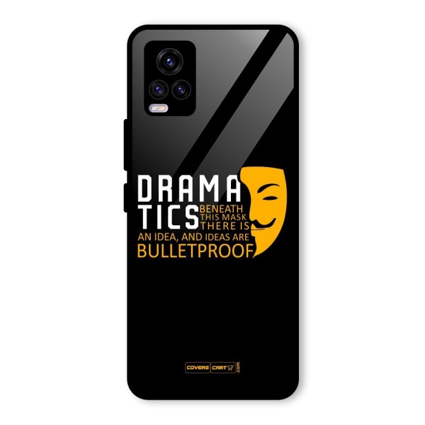 Dramatics Glass Back Case for Vivo V20