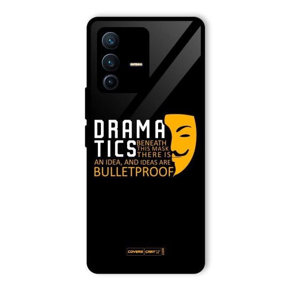 Dramatics Glass Back Case for Vivo V23 Pro