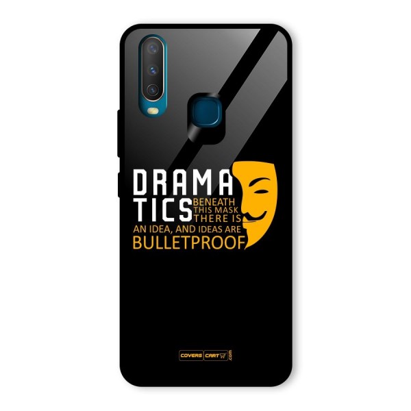 Dramatics Glass Back Case for Vivo Y12