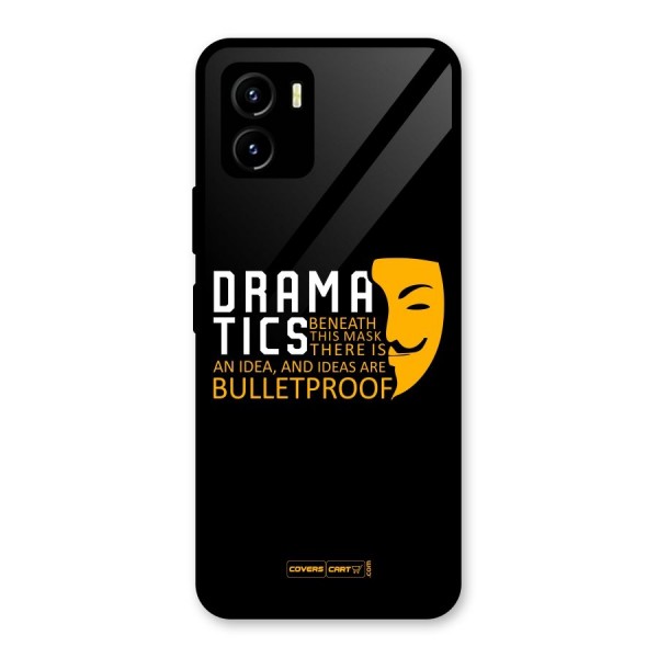 Dramatics Glass Back Case for Vivo Y15s