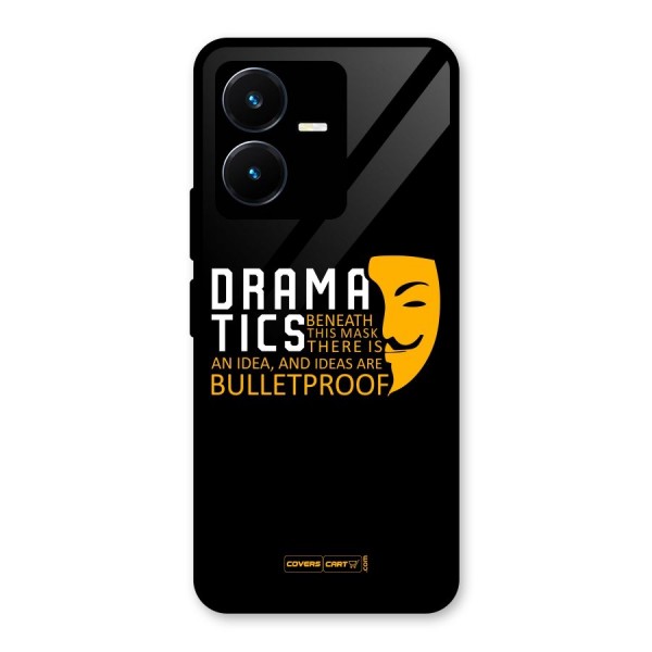 Dramatics Glass Back Case for Vivo Y22