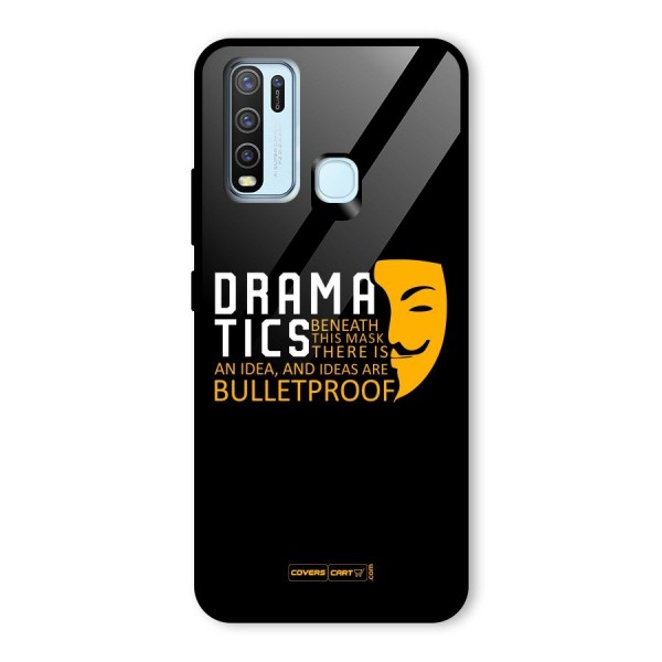 Dramatics Glass Back Case for Vivo Y50