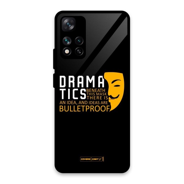 Dramatics Glass Back Case for Xiaomi 11i HyperCharge 5G