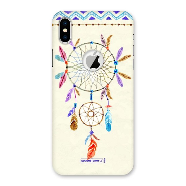 Dream Catcher Back Case for iPhone XS Logo Cut