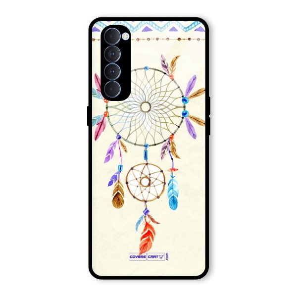 Dream Catcher Glass Back Case for Oppo Reno4 Pro