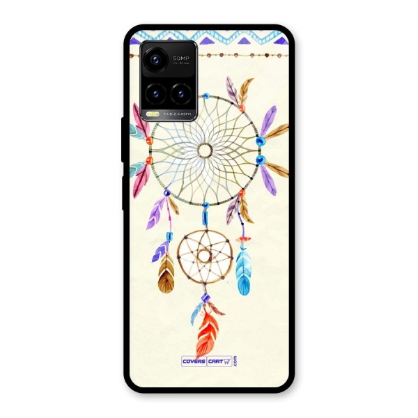 Dream Catcher Glass Back Case for Vivo Y21 2021