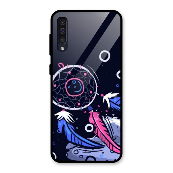 Dream Catcher Minimal Glass Back Case for Galaxy A50s