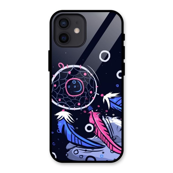 Dream Catcher Minimal Glass Back Case for iPhone 12