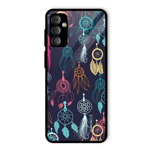 Dream Catcher Pattern Glass Back Case for Galaxy F23