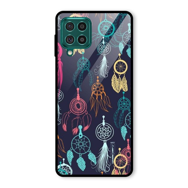 Dream Catcher Pattern Glass Back Case for Galaxy F62