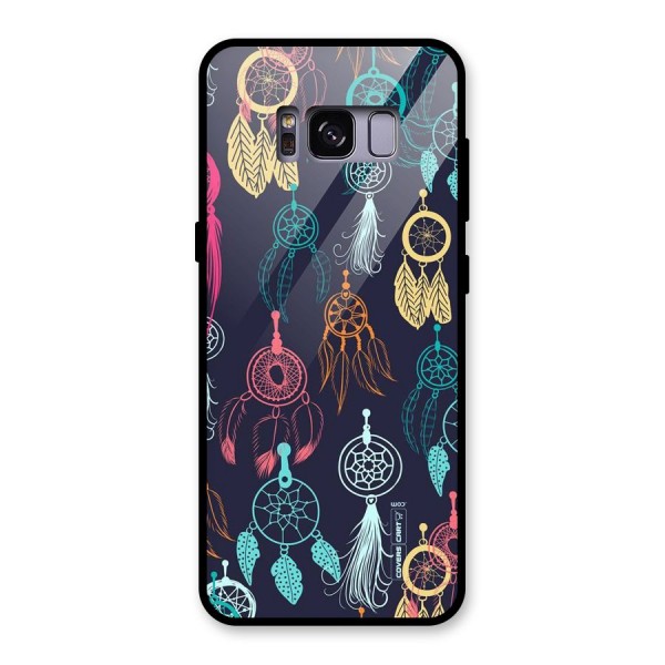 Dream Catcher Pattern Glass Back Case for Galaxy S8