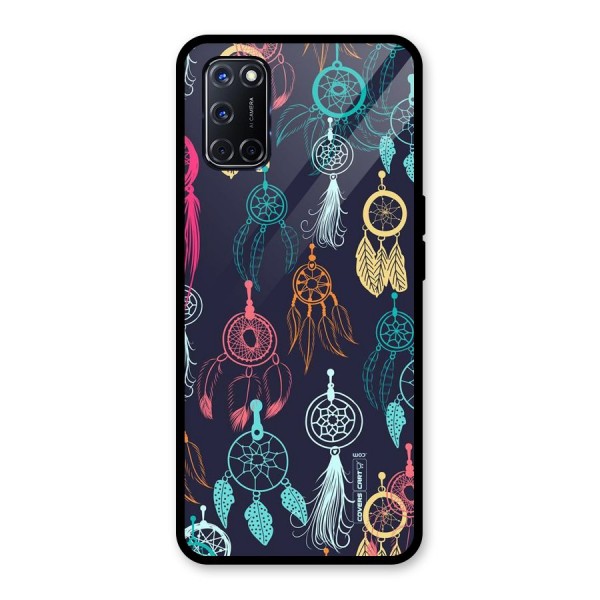 Dream Catcher Pattern Glass Back Case for Oppo A52