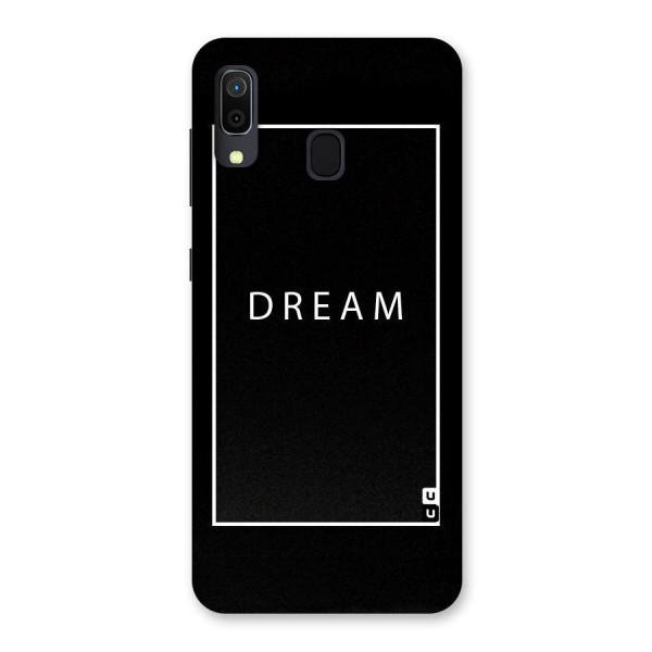 Dream Classic Back Case for Galaxy A20