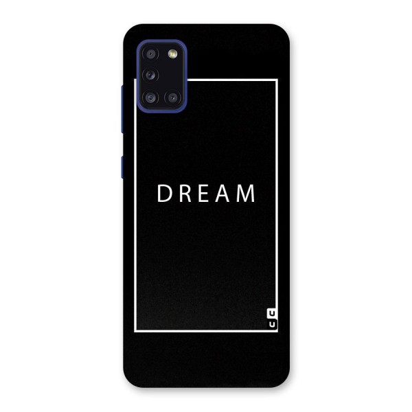 Dream Classic Back Case for Galaxy A31