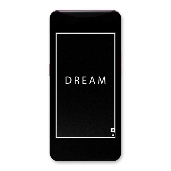 Dream Classic Back Case for Oppo Find X