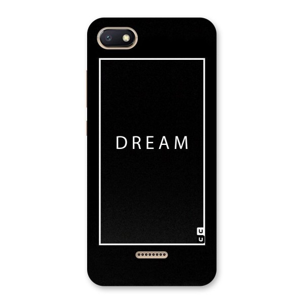 Dream Classic Back Case for Redmi 6A