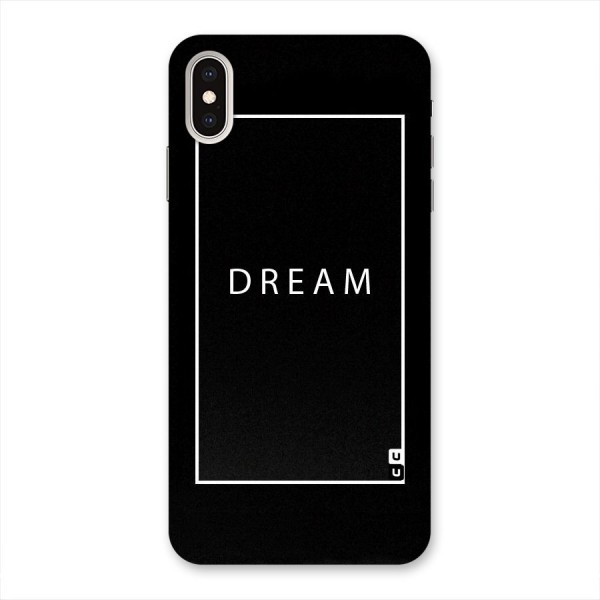 Dream Classic Back Case for iPhone XS Max