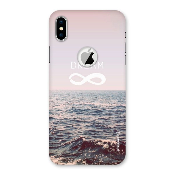 Dream Infinity Back Case for iPhone XS Logo Cut