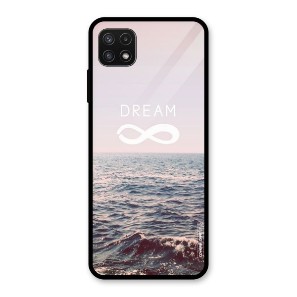 Dream Infinity Glass Back Case for Galaxy A22 5G